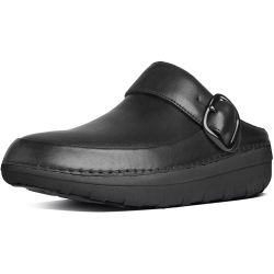 Fitflop Women's Gogh Pro Superlight Leather Clogs Shoes - Black