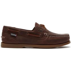 Chatham Men's Deck II G2 Leather Sailing Boat Deck Shoes - Chocolate