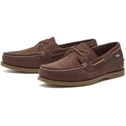 Chatham Men's Deck II G2 Leather Sailing Boat Deck Shoes - Chocolate