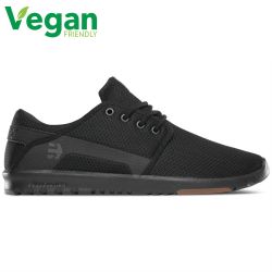 Etnies Men's Scout Vegan Skate Shoes - Black Black Gum