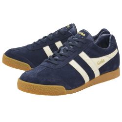 Gola Men's Harrier Classics Suede Trainers Shoes - Navy White