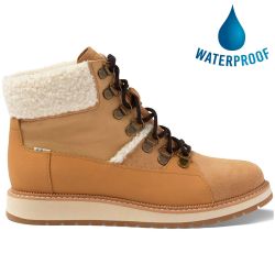 Toms Women's Mesa Waterproof Ankle Boot - Tan Suede