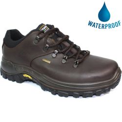 Grisport Men's Dartmoor Waterproof Leather Walking Shoes - Brown