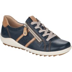 Remonte Women's R1426-14 Trainers - Navy Blue Tan
