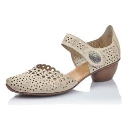 Rieker Women's 43753-60 Mary Jane Shoes Sandals - Massa Crema