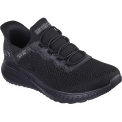 Skechers Women's Slip Ins Bobs Sport Squad Chaos Wide Fit Trainers - Black
