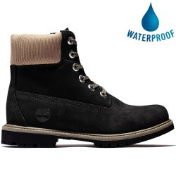 Timberland Women's 6 Inch Premium Waterproof Boots - Black - A2MCC