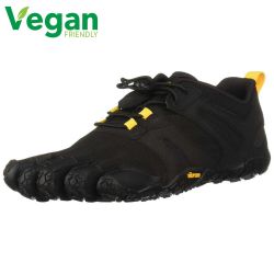 Vibram FiveFingers Men's V-Trail 2.0 Vegan Shoes - Black Yellow