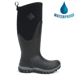 Muck Boots Women's Arctic Sport II Tall Neoprene Wellies Rain Boots - Black