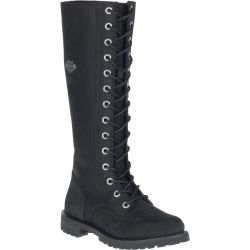 Harley Davidson Women's Lornell 14" Lace Tall Boots - Black