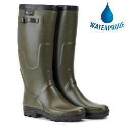 Aigle Men's Benyl XL Wide Calf Wellington Boots - Kaki