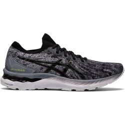 Asics Men's Gel Nimbus 23 Knit Running Shoes - Sheet Rock Black