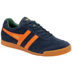 Gola Mens Harrier Trainers - Navy Moody Orange Sage