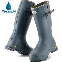 Grubs Mens Speyline Wellington Boots - Moss Green