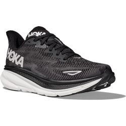 Hoka Men's Clifton 9 Running Shoes - Black White