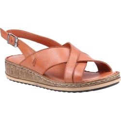 Hush Puppies Women's Elena Slingback Wedge Sandals - Tan