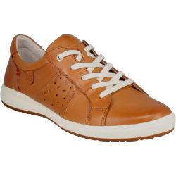 Josef Seibel Women's Caren 01 Leather Trainers - Camel