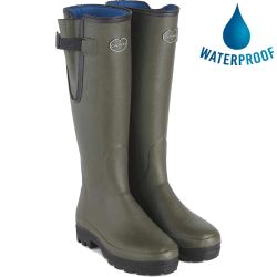 Le Chameau Womens Vierzonord Neoprene Lined Wellies - Vert Chameau