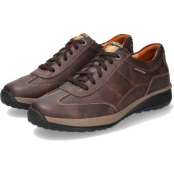 Mephisto Men's Steve Leather Trainers - Dark Brown