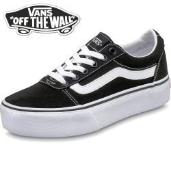 Vans Women's Ward Chunky Platform Trainers - Black White