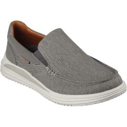 Skechers Mens Proven Suttner Shoes - Taupe