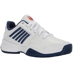 K-Swiss Men's Court Express HB Tennis Shoes - White Blue Opal Lollipop