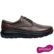 Joya Men's Mustango II Leather Shoes - Dark Brown