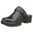 Fly London Women's Enda Clog Mule - Black