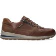 Mephisto Men's Bradley Randy Leather Trainers - Chestnut Brown