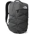 North Face Borealis Backpack Rucksack Laptop Shoulder Bag - Asphalt Grey Light Heather TNF Black