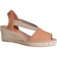 Toni Pons Womens Teide P Wedge Espadrille Sandals - Cuiro Tan