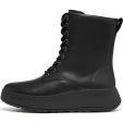 FitFlop Women's F-Mode Lace Up Boots - All Black