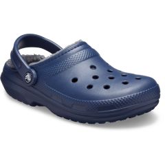 Crocs Unisex Classic Lined Clogs - Navy Charcoal