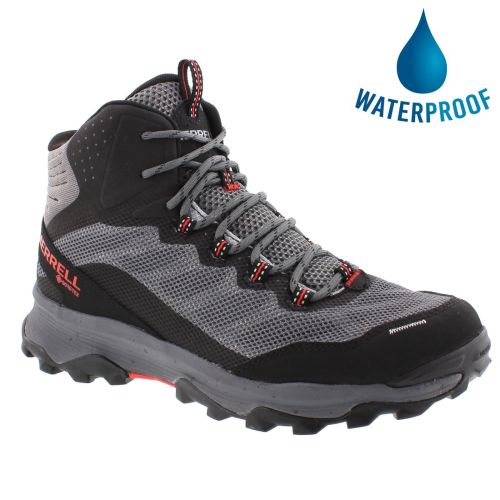 Merrell Men s Speed Strike Mid GTX Waterproof Walking Boots Granite