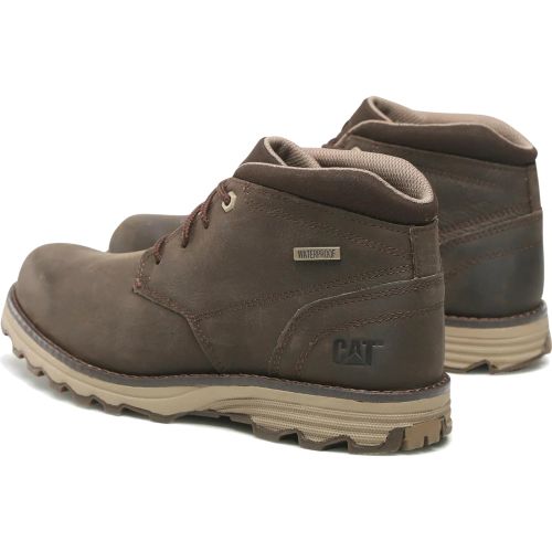 Caterpillar Men s Elude Waterproof Ankle Boots Dark Brown