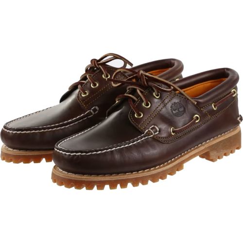 Timberland Mens Heritage Lace Up Boat Shoes - Brown