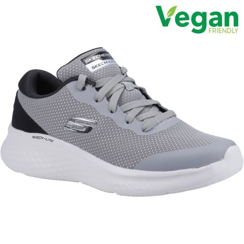 Mens grey clearance skechers trainers