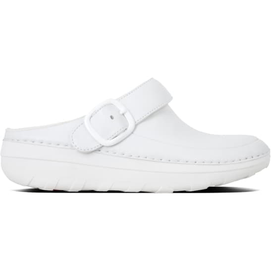 FitFlop Fitflop Womens Gogh Pro Superlight Leather Clogs Shoes - White 2951